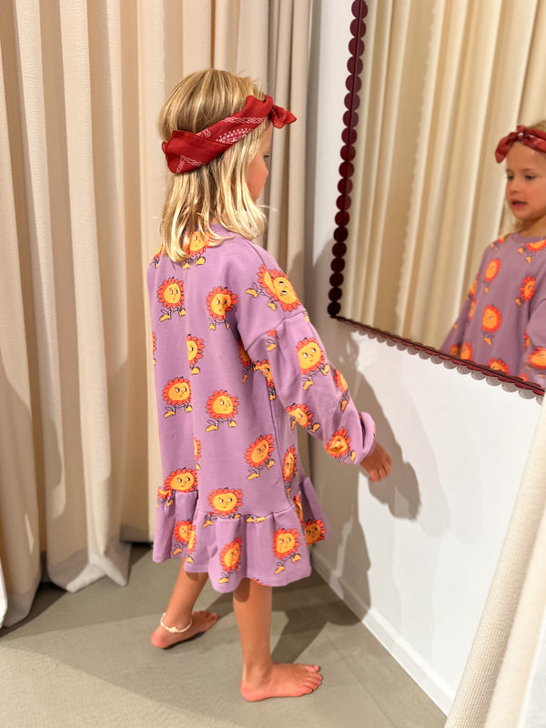 Sunflower sweater dress - Washed purple