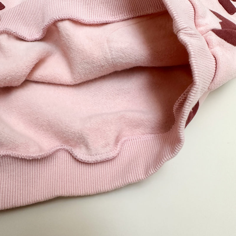 Tulip fleeced sweater - Pink