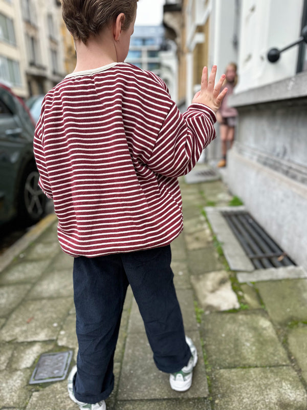 Roco corduroy chino pants - Navy