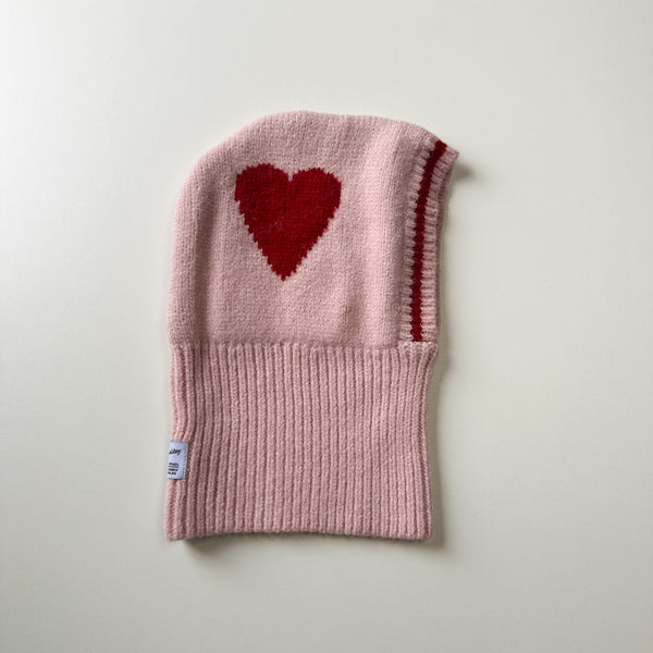 Heart balaclava - Pink