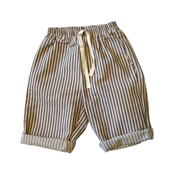 Bebe flanel striped chino pants - Brown