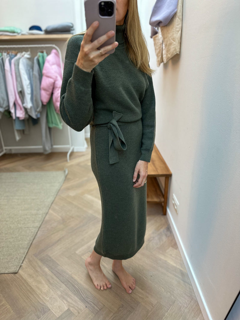 Hart cashmere mix dress - Khaki