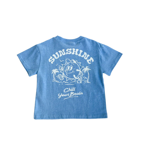 Sunshine tee - Blue melange