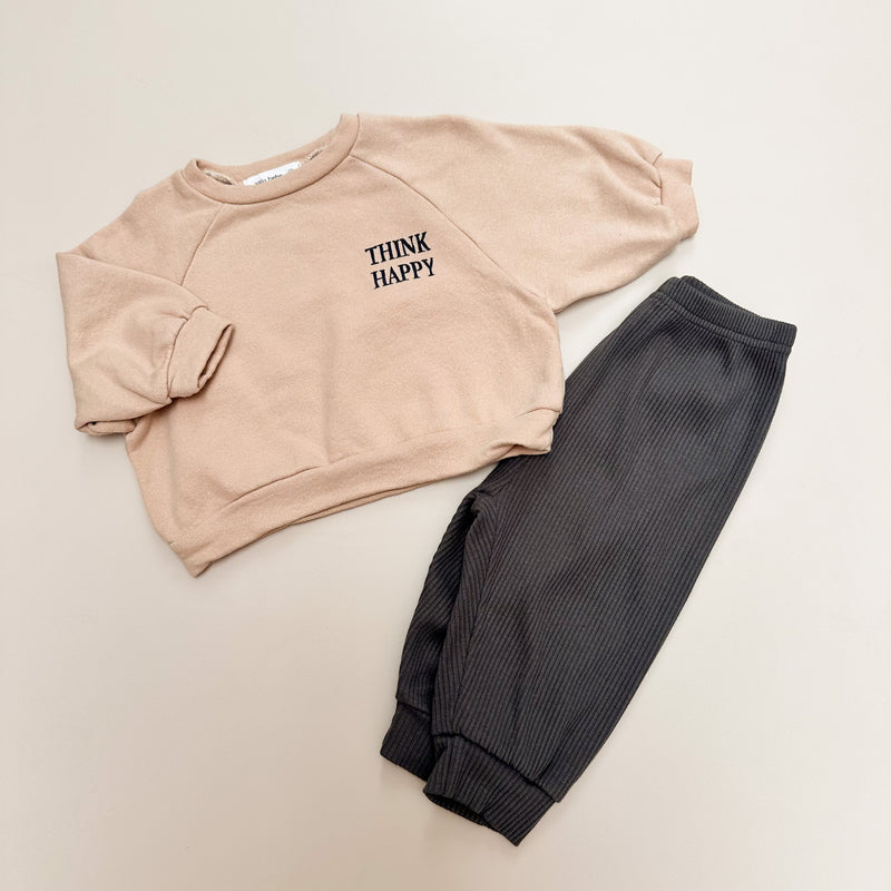 Think raglan sweater - Butter beige