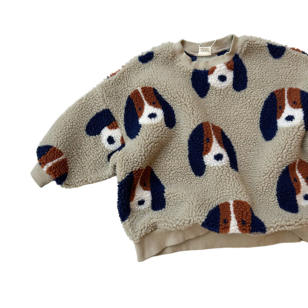 Dog teddy sweater - Beige khaki