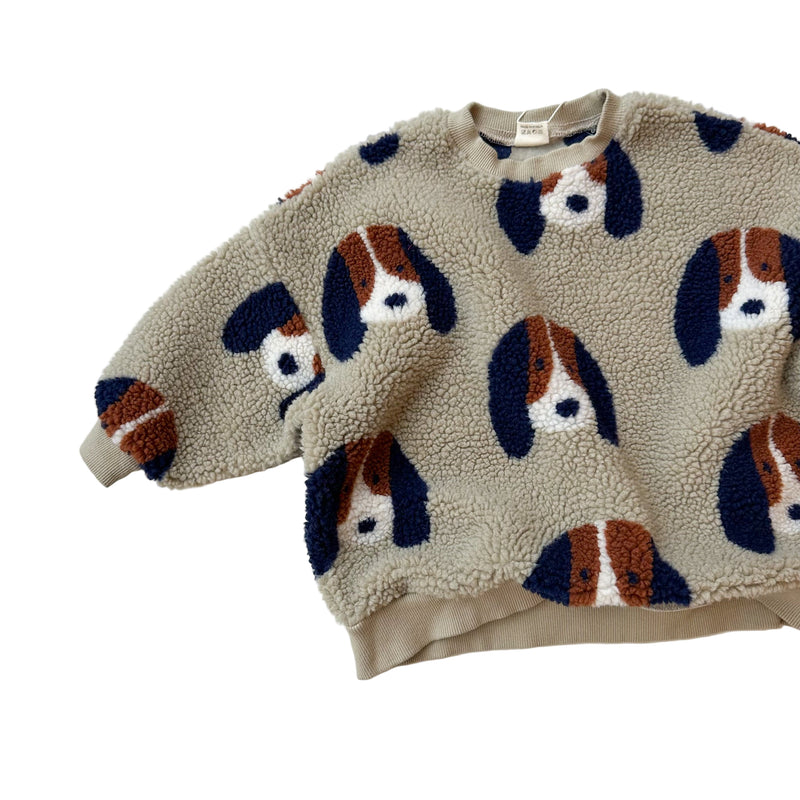 Dog teddy sweater - Beige khaki