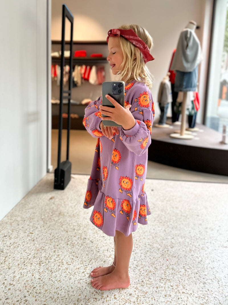 Sunflower sweater dress - Washed purple