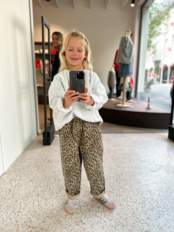 Rafa baggy jeans - Leopard print