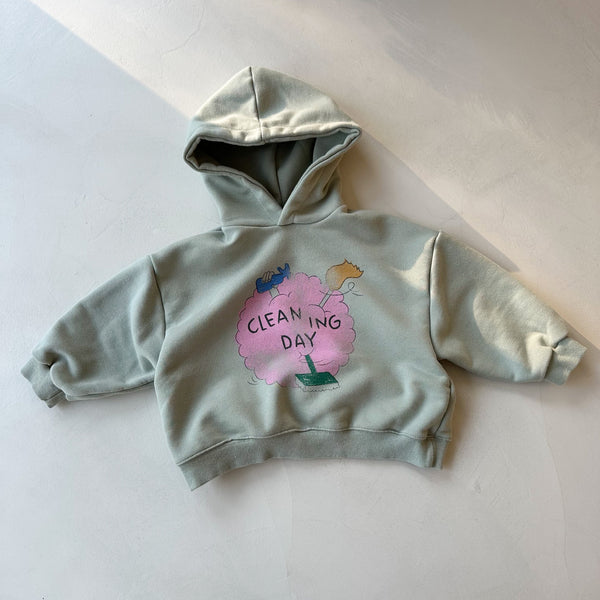 Cleaning day hoodie - Mint