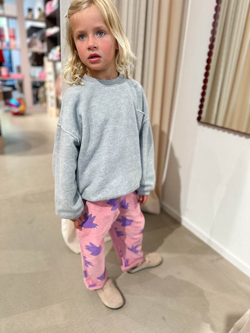 Pre-order - Birds corduroy pants - Pink