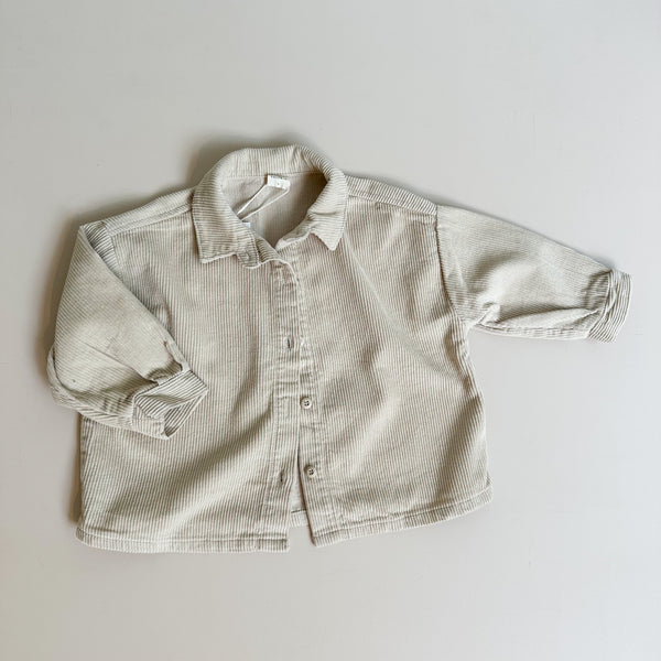 Corduroy overshirt - Beige