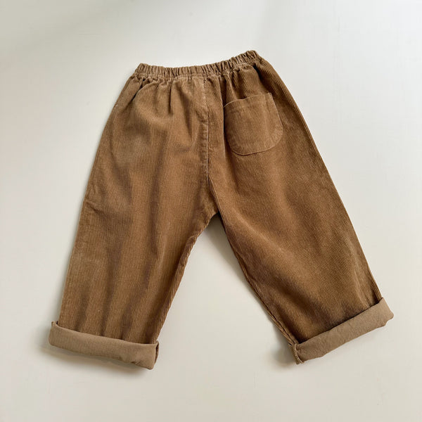 Pie corduroy pants - Camel