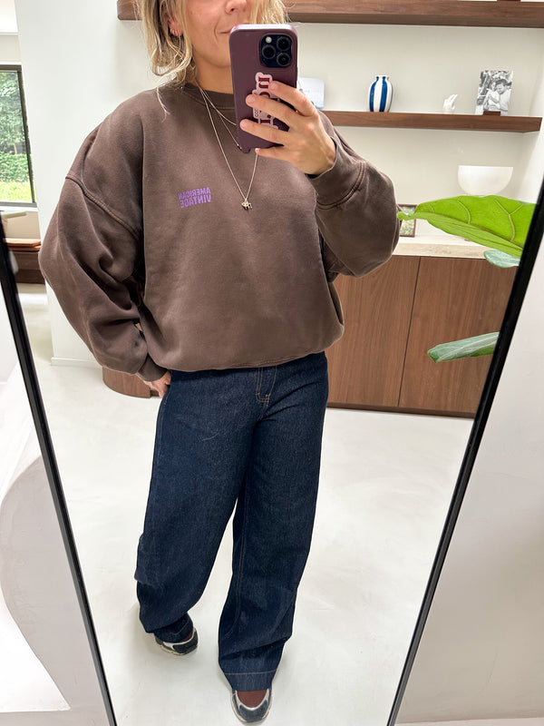 Plizzy sweater - Vintage brown