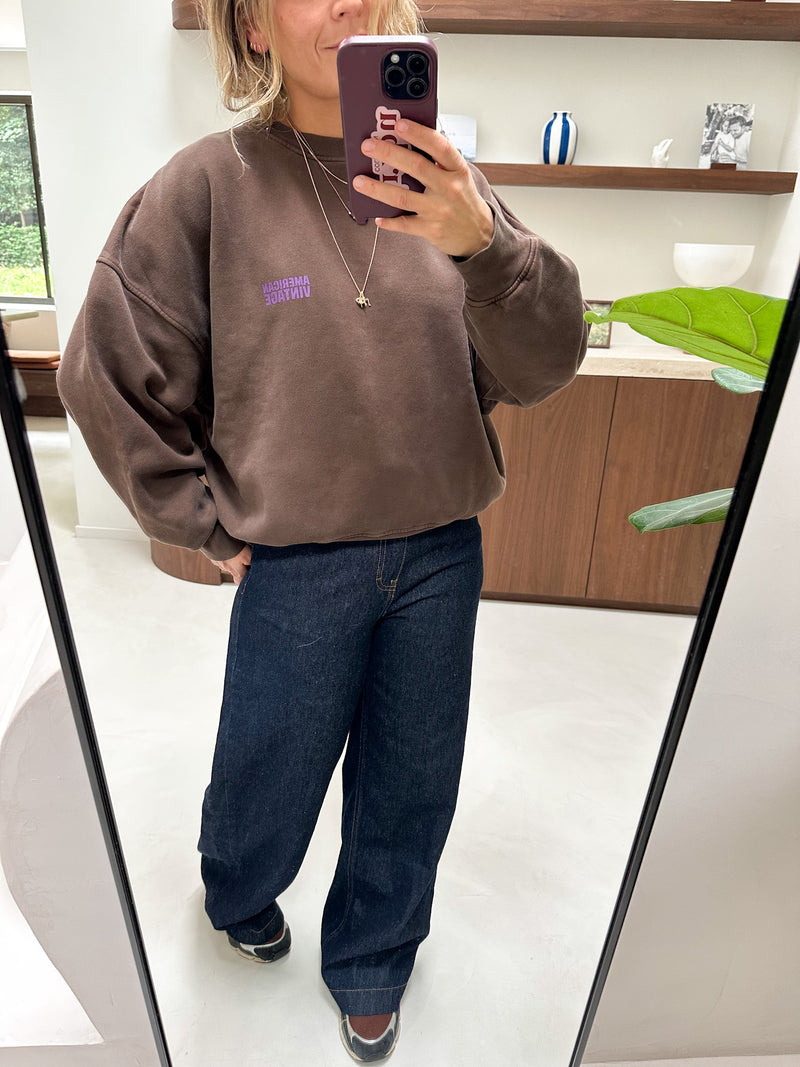 Plizzy sweater - Vintage brown