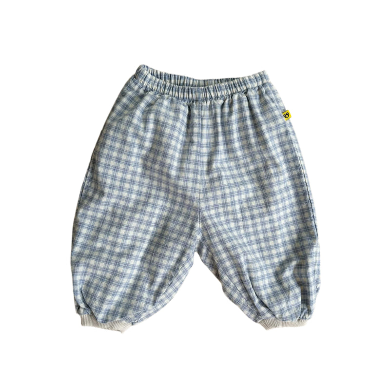 Bebe check jogger pants - Sky