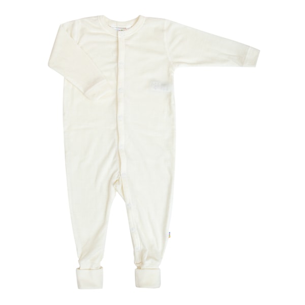 Merino wool sleepsuit - Ivory