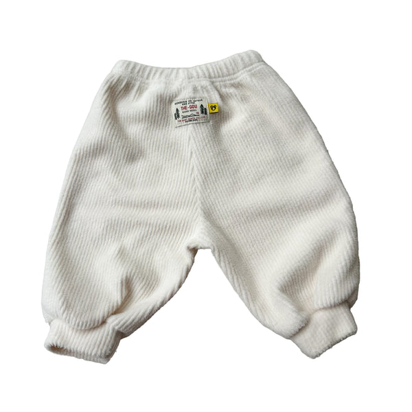 Bebe fleece rib joggers - Cream