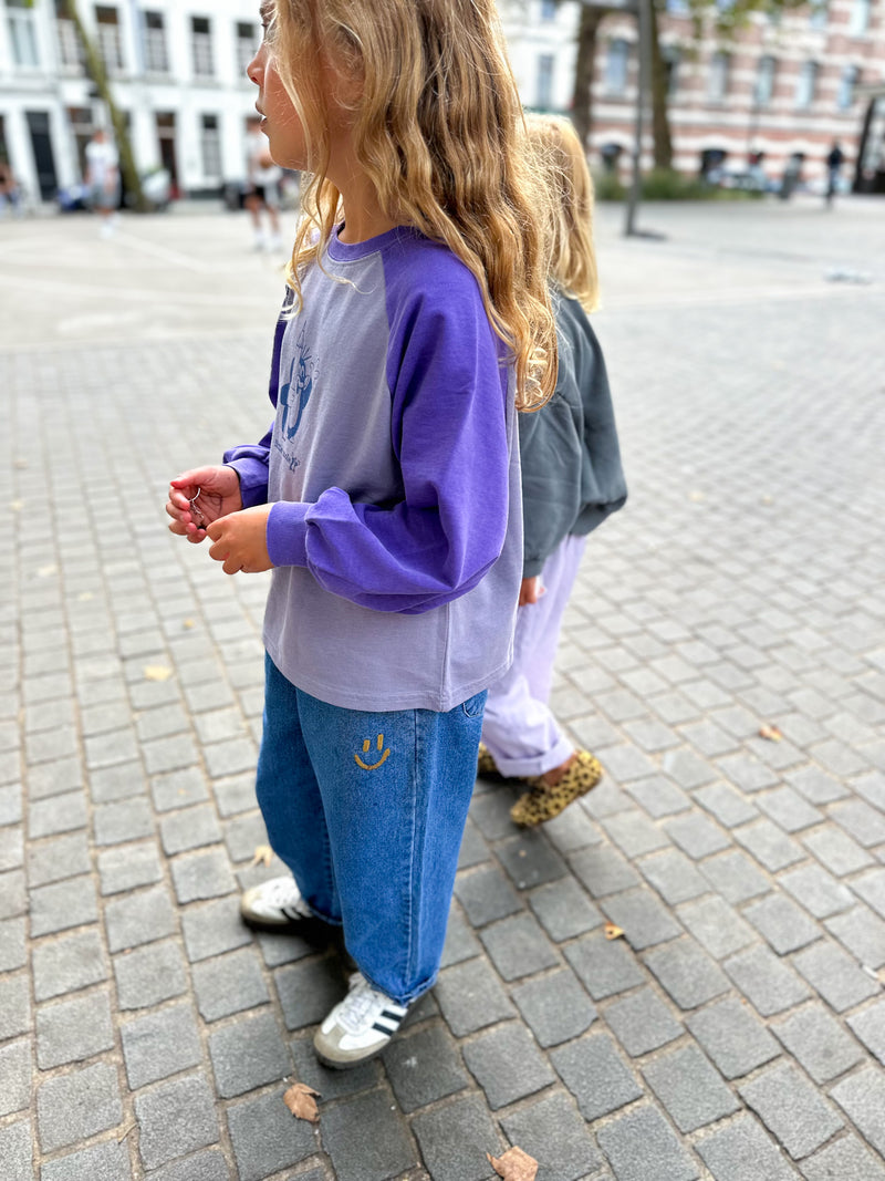 Mole raglan tee - Purple