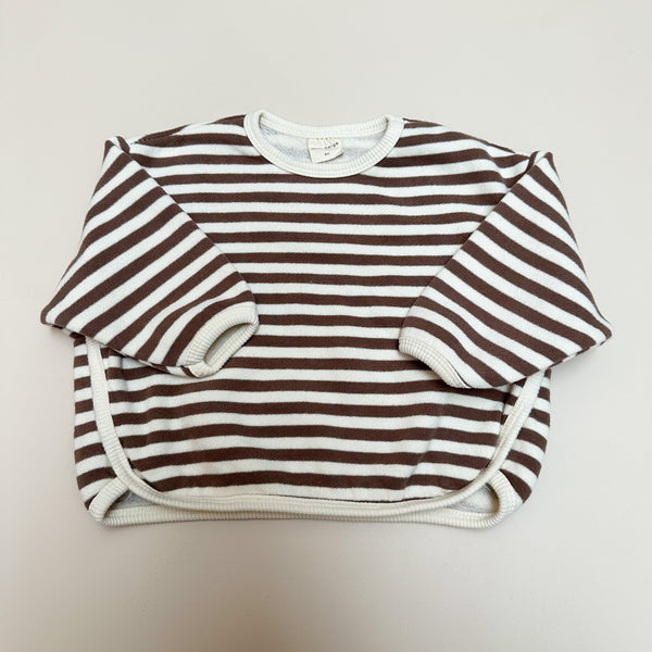 Bebe striped sweater - Brown/cream