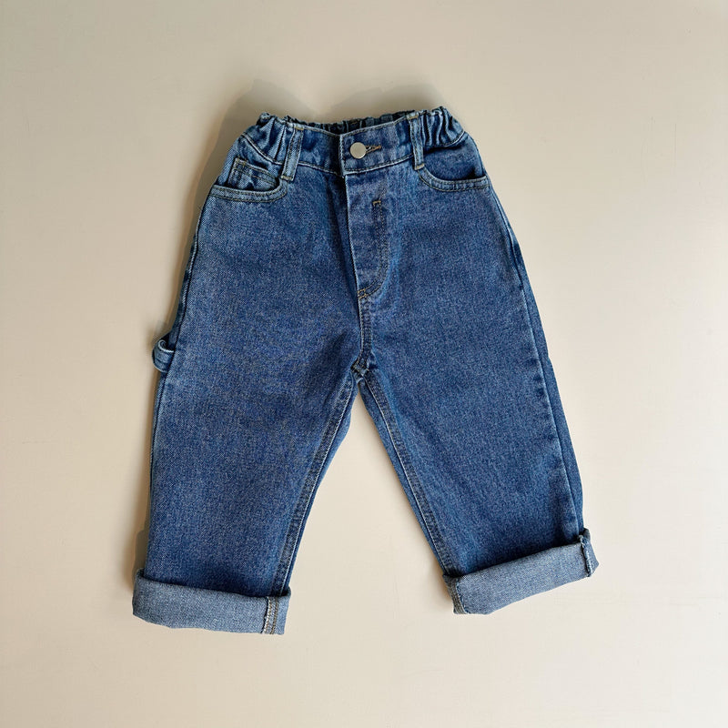 Standard baggy denim pants - Blue