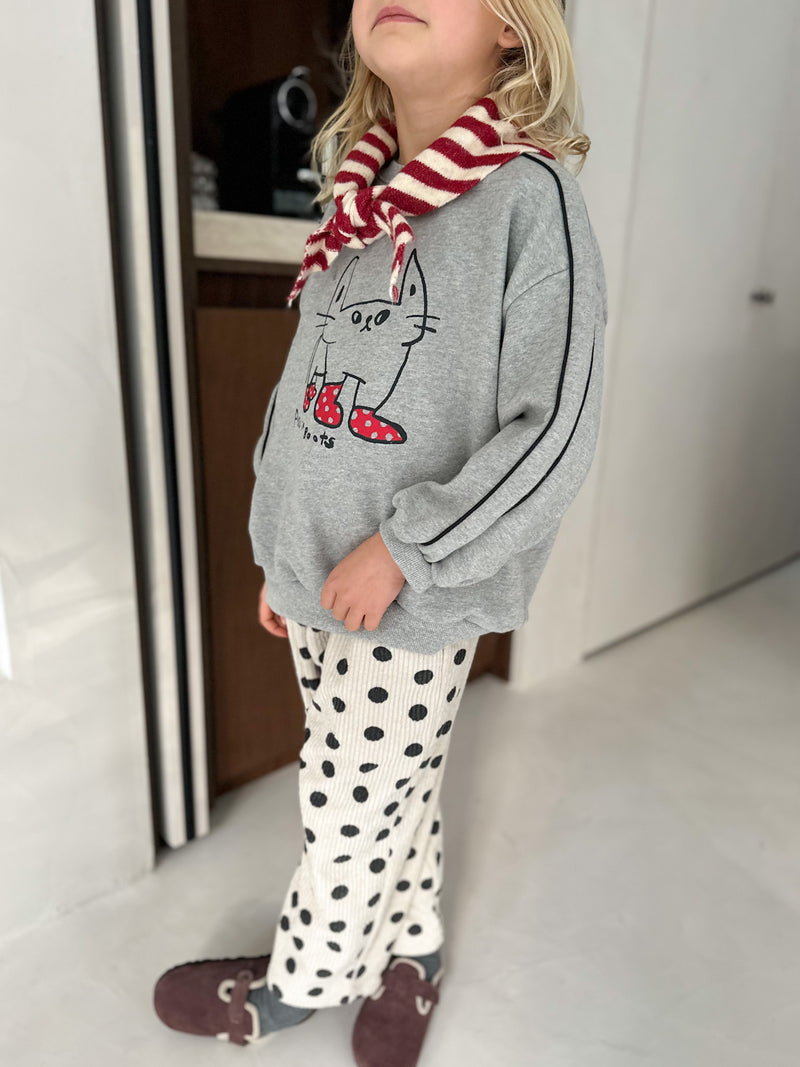 Puss in boots sweatshirt - Grey melange