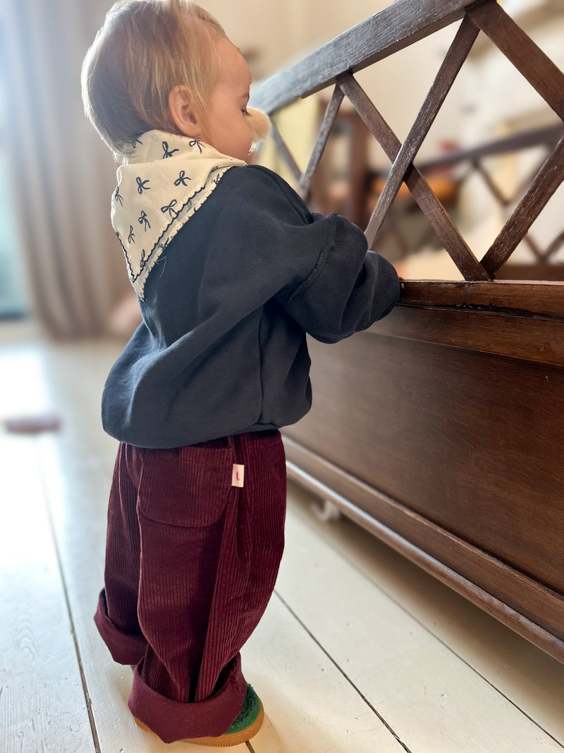 Roco corduroy chino pants - Burgundy