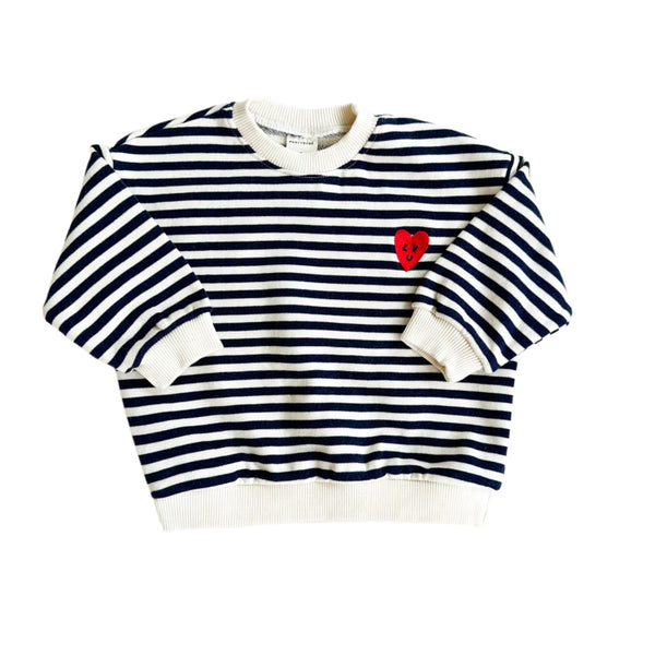 Bebe heart sweater - Navy