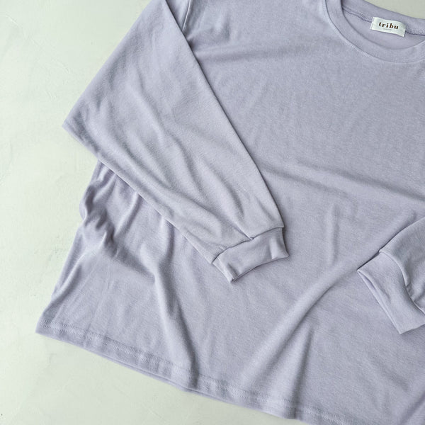 Oversized flowy tee - Lilac