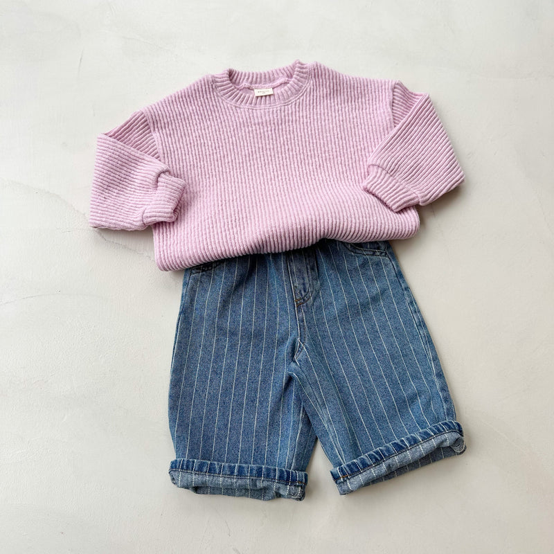 Bebe striped denim - Blue