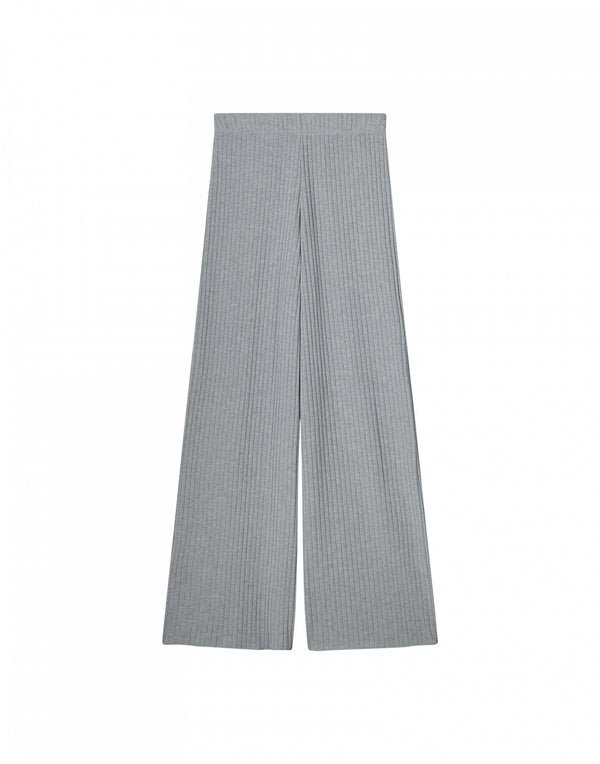 Anzu rib pants - Grey melange