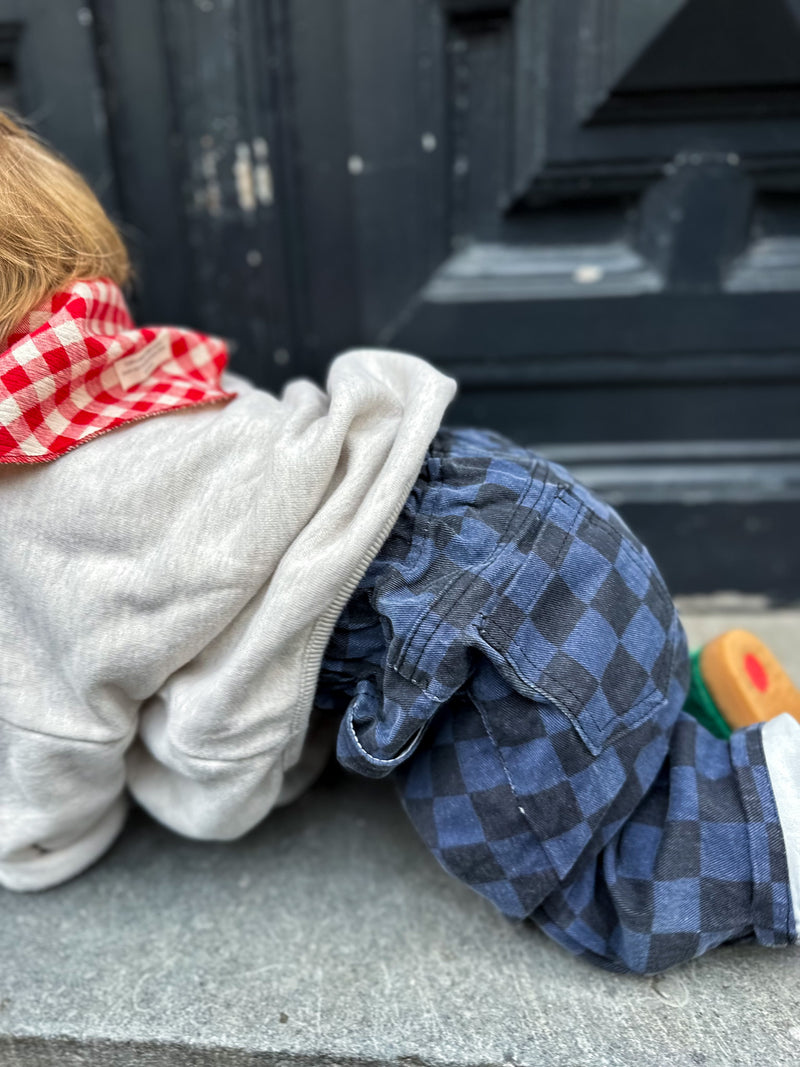 Max checkered jeans - Blue