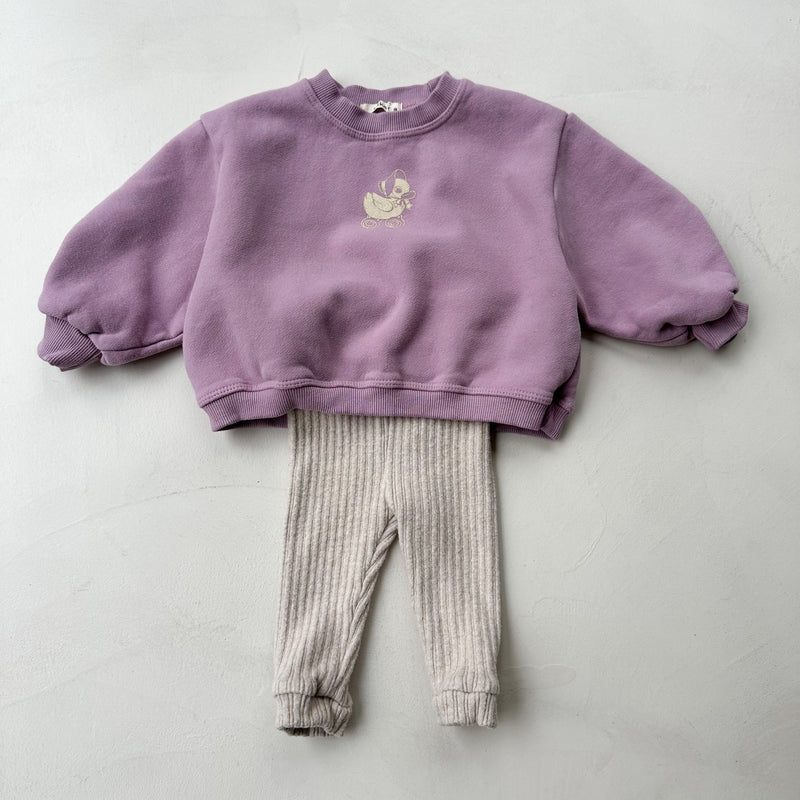 Duck sweater - Violet