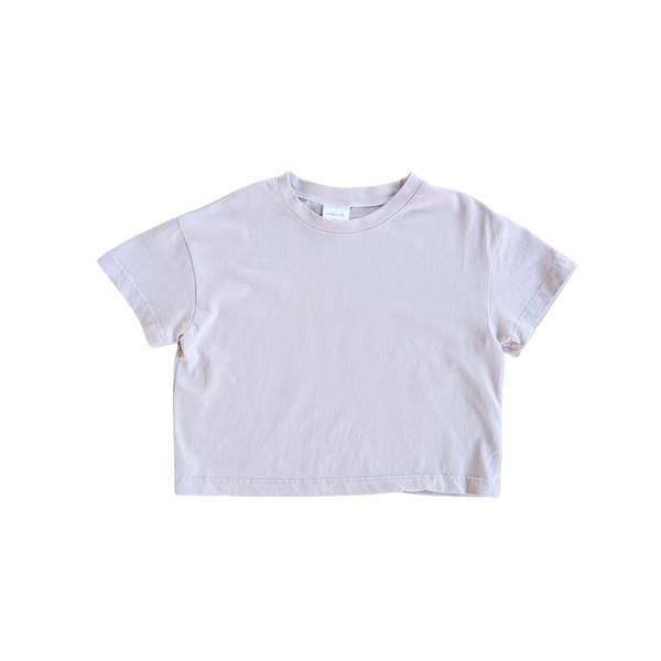 Mel short sleeves tee - Washed light purple