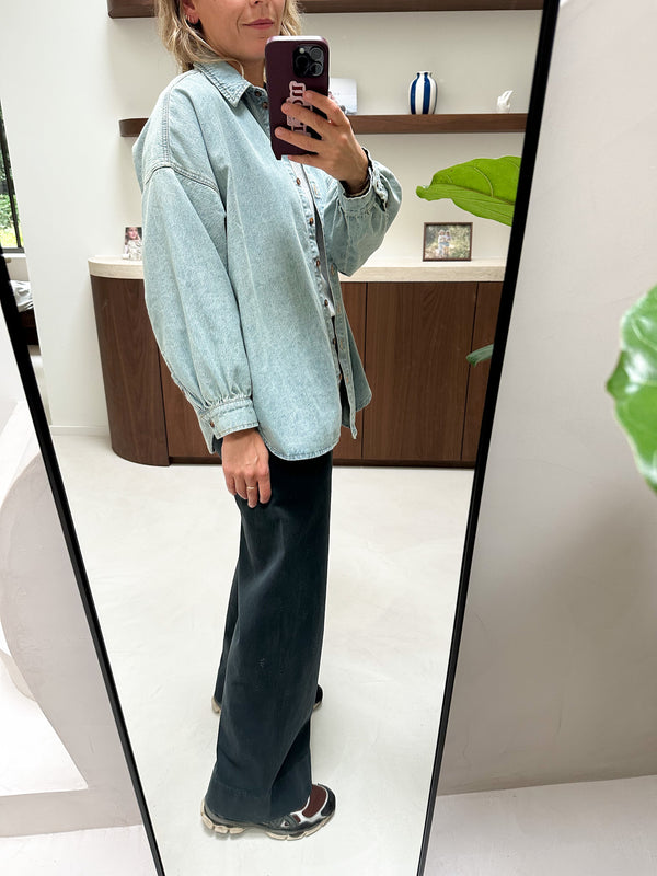Kelly denim shirt - Light blue washing