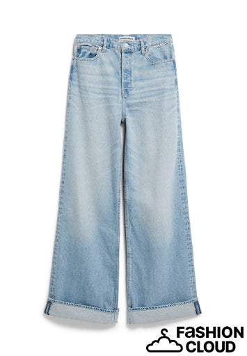 Blinaa wide leg denim - Andromedar blue washing