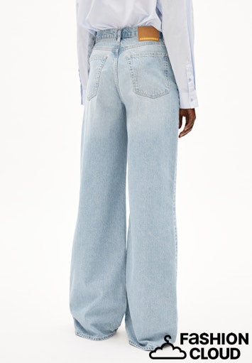 Blinaa wide leg denim - Andromedar blue washing