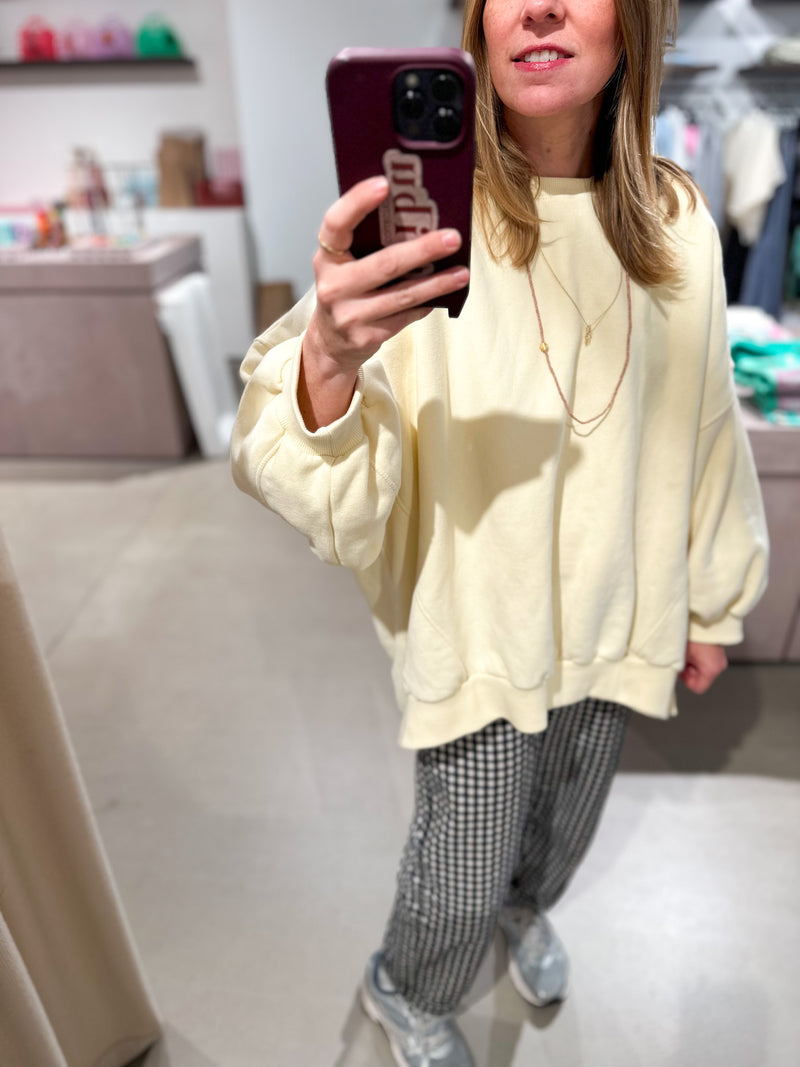 Stitch soft sweater - Vanilla