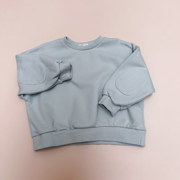 Patch sweater - Sky