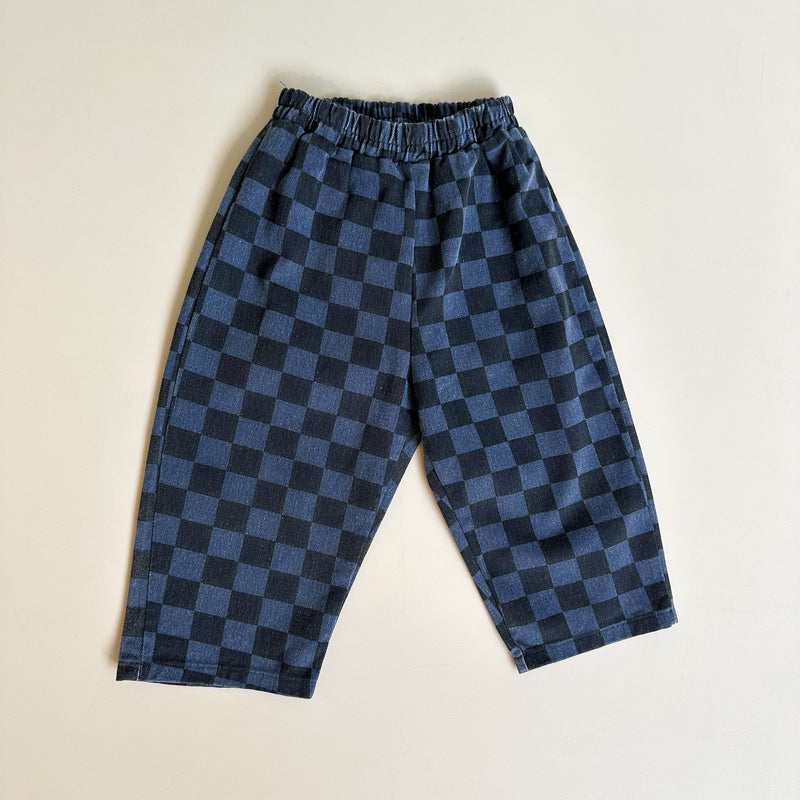 Checkered pants - Blue