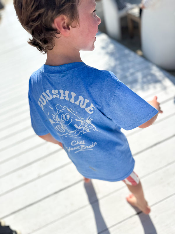 Sunshine tee - Blue melange