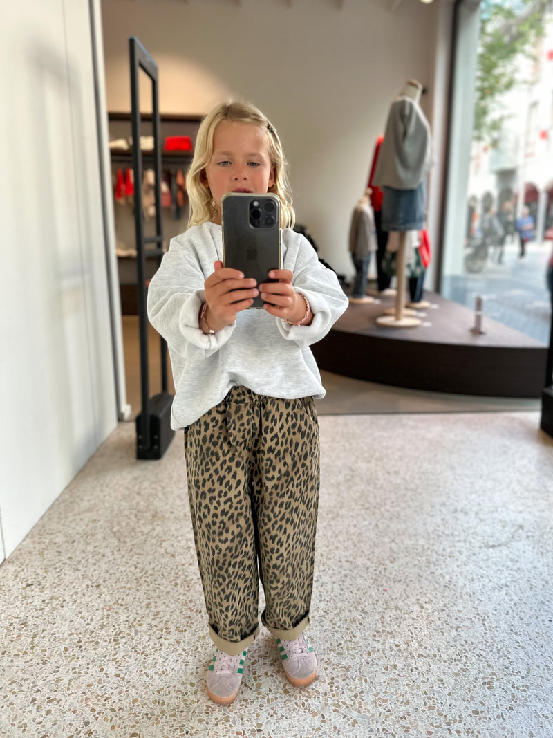 Rafa baggy jeans - Leopard print