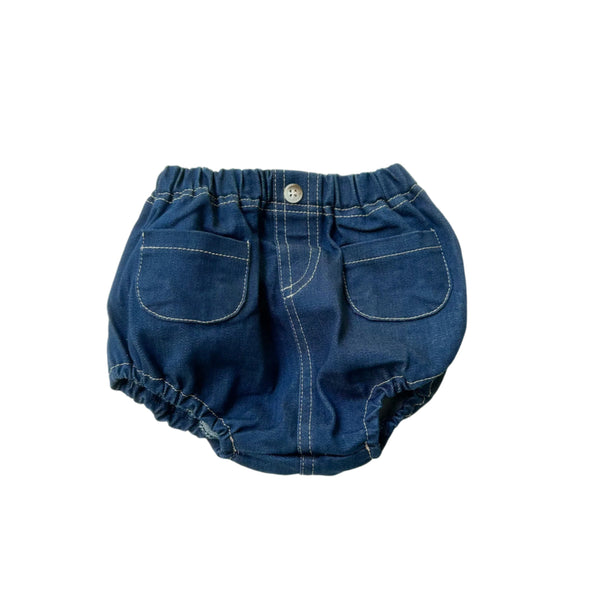 Bebe pocket denim bloomer - Blue