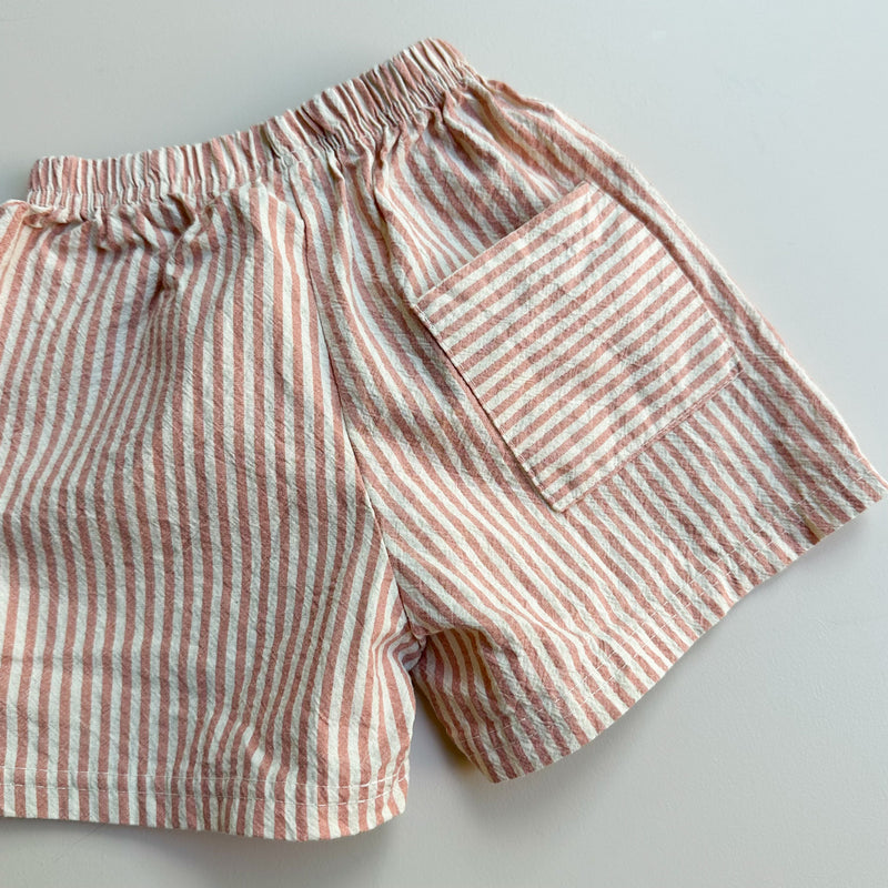 Lala striped shorts - Pink