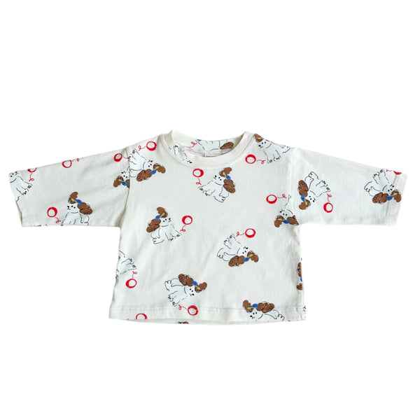 Bebe play puppy tee - Cream