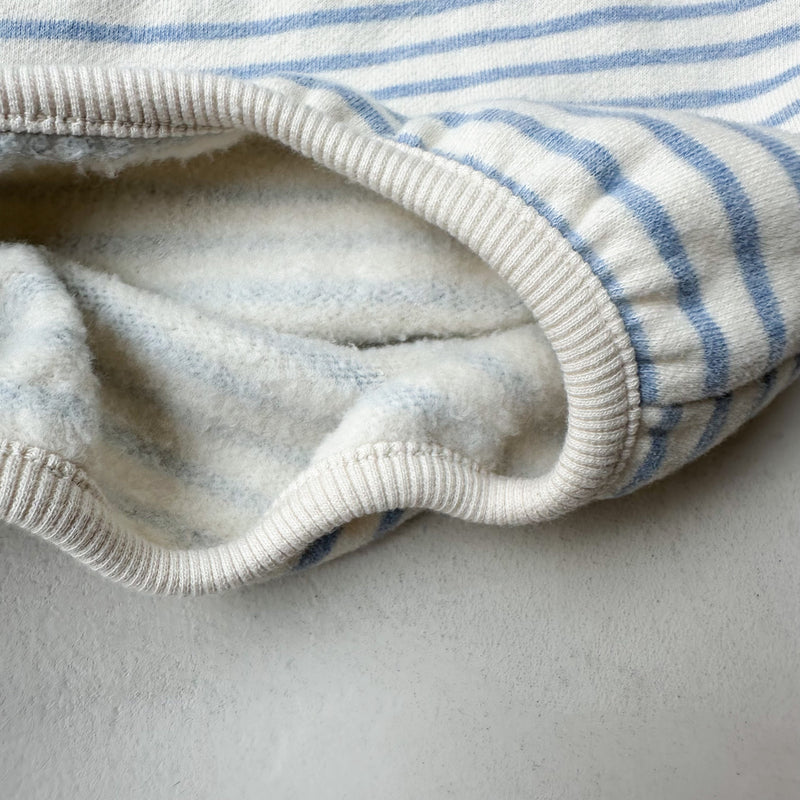 Bebe gigi stripes sweatshirt - Light blue