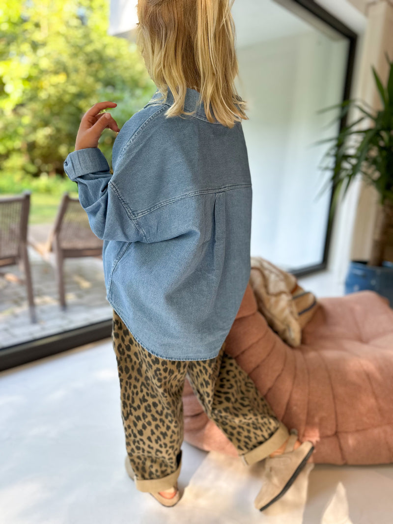 Rafa baggy jeans - Leopard print