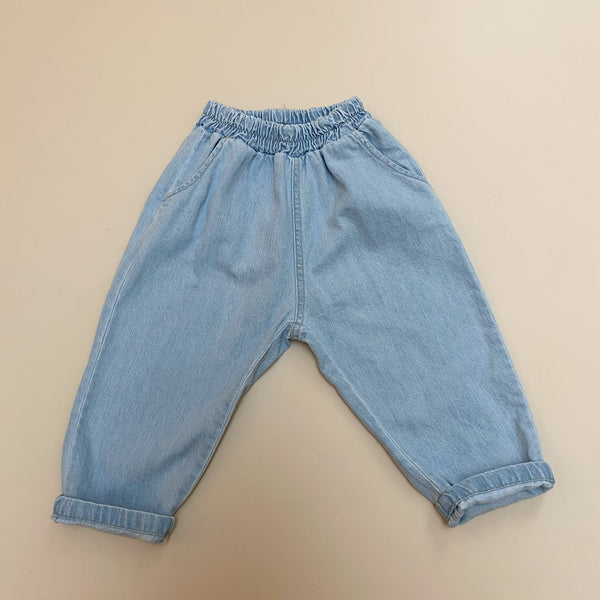 Weekly denim pants - Washed light blue
