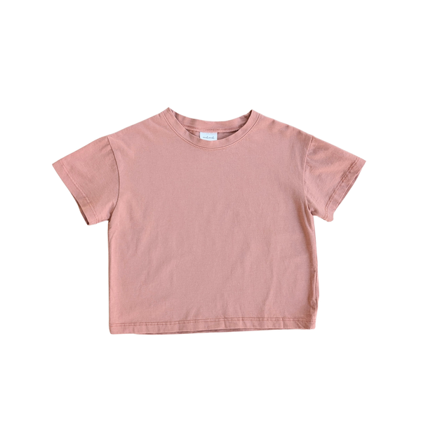 Mel short sleeves tee - Washed brick
