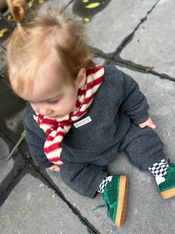 Fleece onesie - Charcoal