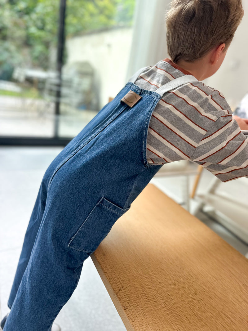 Kangaroo denim overalls - Blue